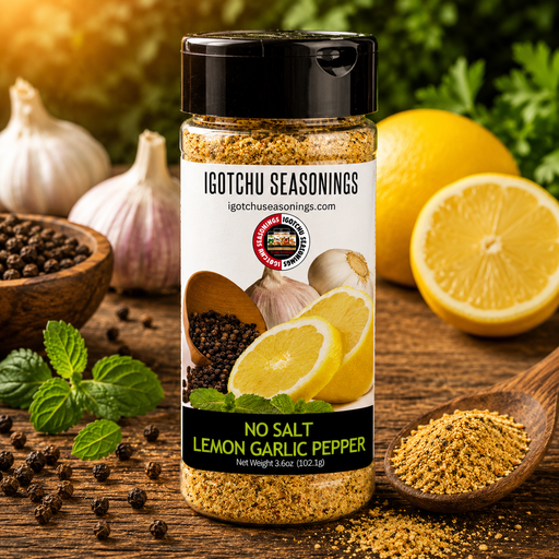 Igotchu Seasonings Igotchu No Salt Lemon Garlic Pepper Seasonings & Spices