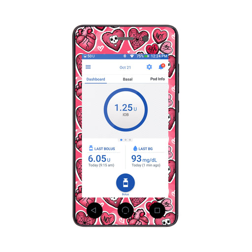 Peelz Not My Type Sticker for Omnipod DASH® PDM – Pump Peelz Peelz/Stickers