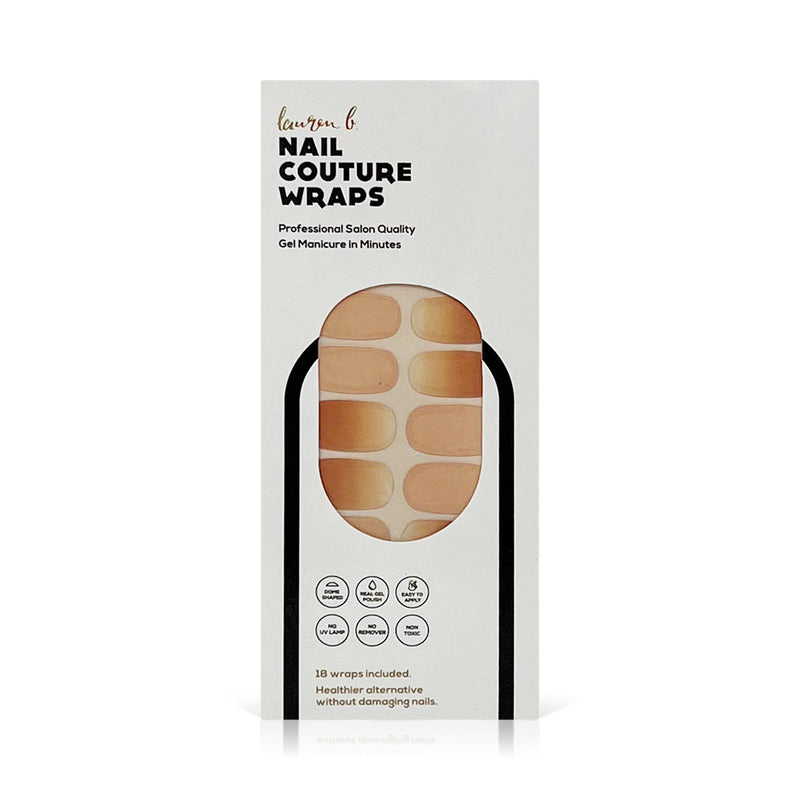 laurenbbeauty Nude Gradient Gel Nail Wrap Nail Art Kits & Accessories