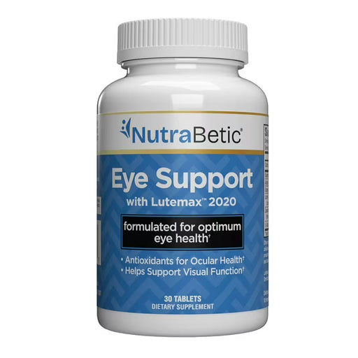 NutraBetic Nutrabe + Ic NutraBetic Eye Support Tablets Optimum Eye Health Visual Function Antioxidants For Ocular Health Diabetic Support Lutemax 2020 Vitamins & Supplements