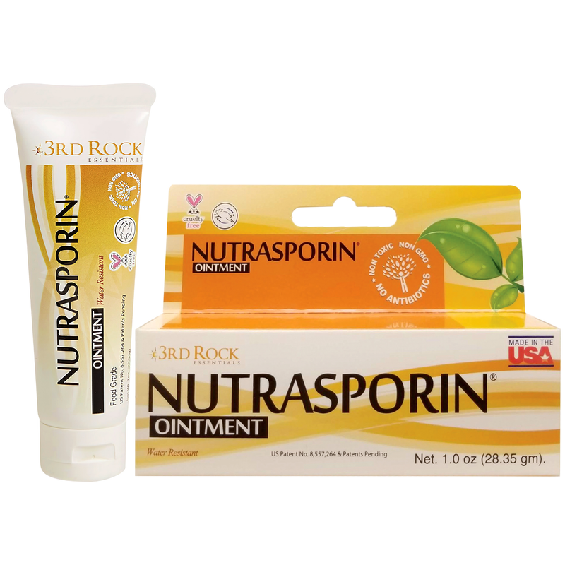 3rd Rock Essentials Nutrasporin® - All Natural First Aid Ointment 100ppm Silver Gel (Water Resistant) All Natural Nutrasporin Ointment