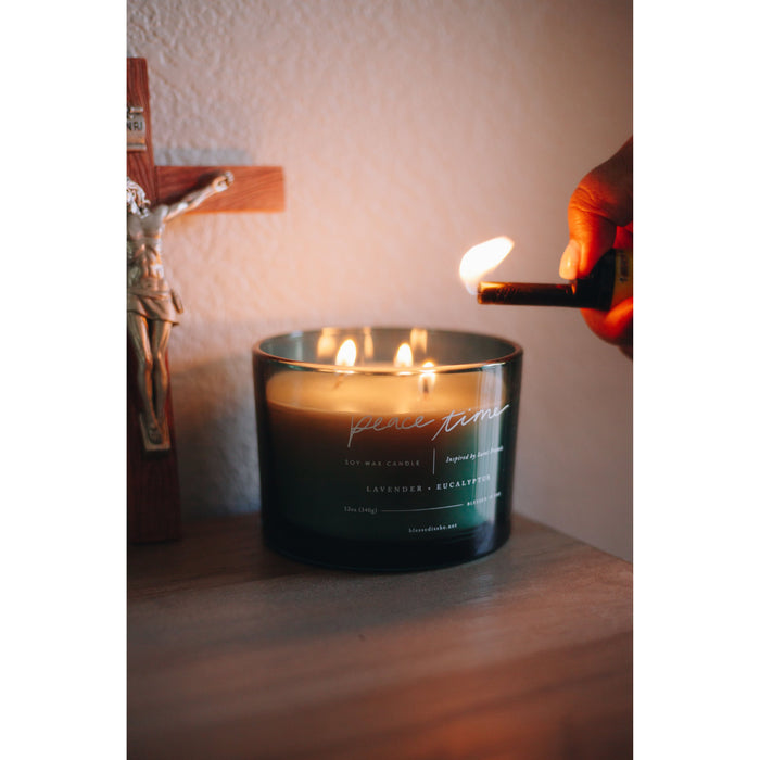 Peace Time 3-Wick // Saintly Scents Candle