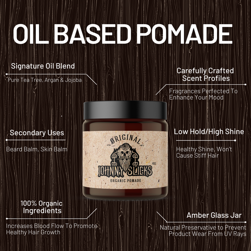 Johnny Slicks Organic Oil Based Pomade Pomade