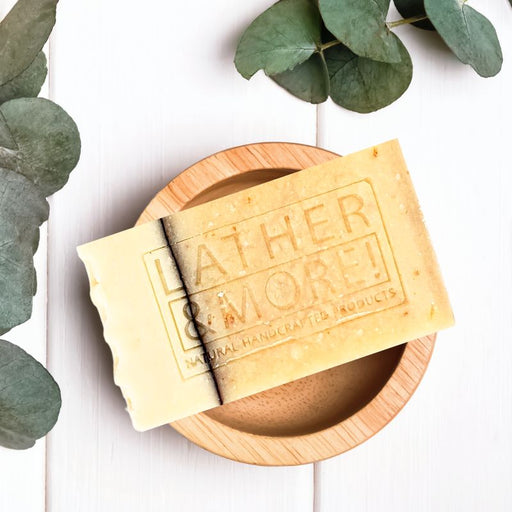 Lather and More! Oatmeal Milk and Honey Soap Soap White Smoke