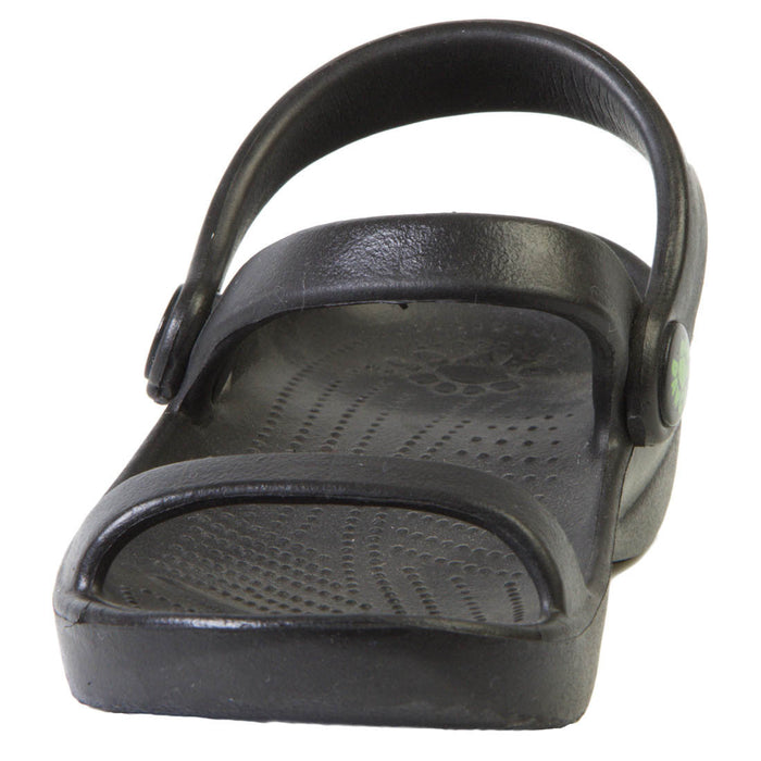 3-Strap Sandals - Black