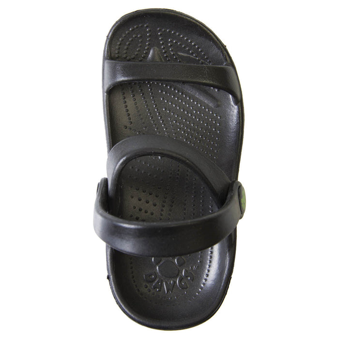 3-Strap Sandals - Black