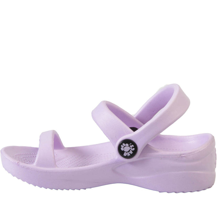 3-Strap Sandals - Lilac