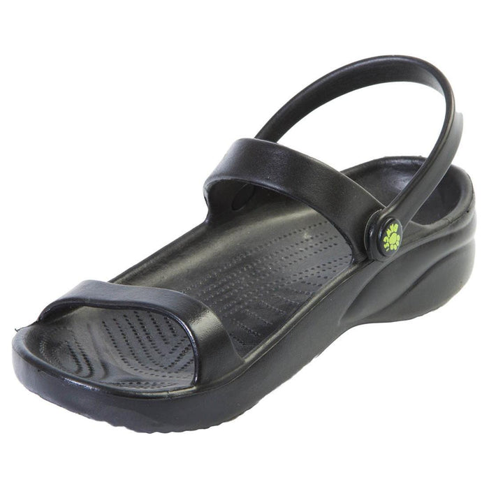 Women's 3-Strap Sandals - Black