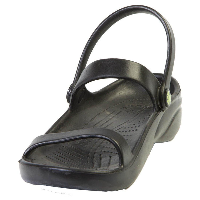 Women's 3-Strap Sandals - Black