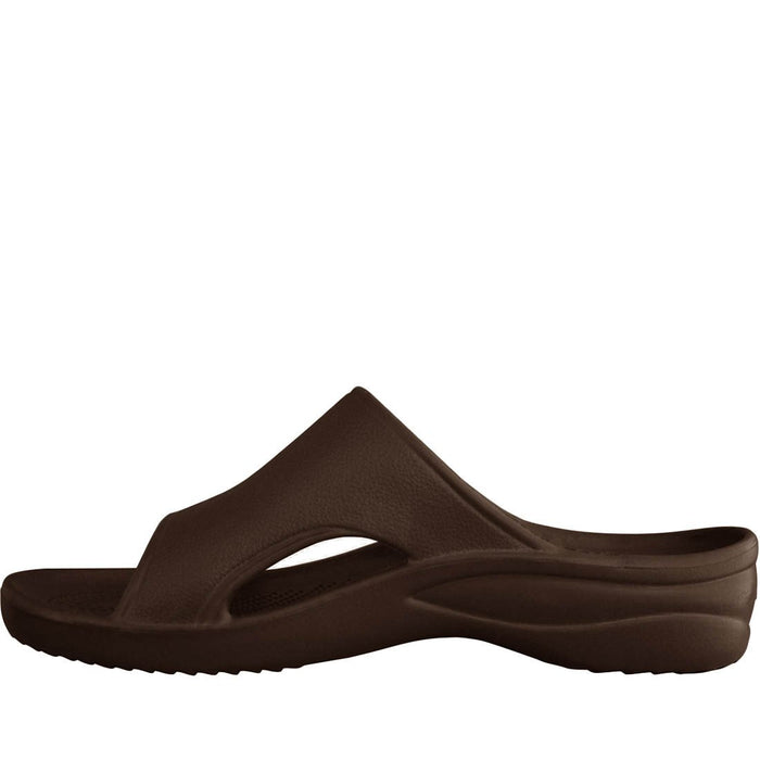 Women's Slides - Dark Brown