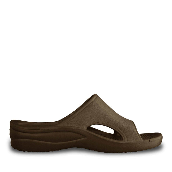 Women's Slides - Dark Brown