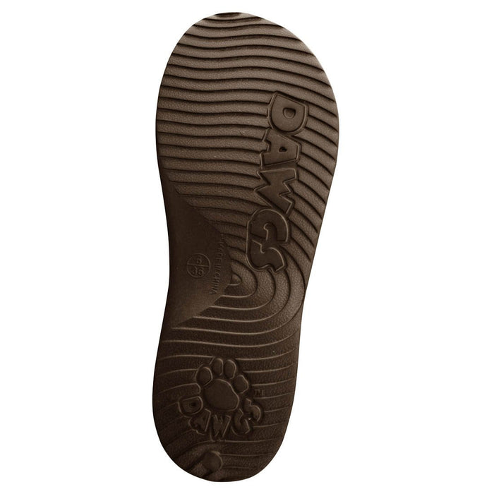 Women's Slides - Dark Brown