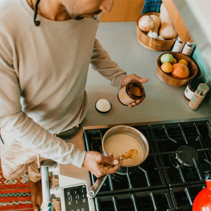 Paavani Ayurveda Golden Milk | Ayurvedic Turmeric Latte Blend with Ashwagandha & Shatavari simple