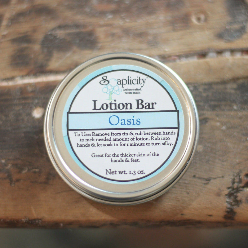 Soaplicity Oasis Lotion Bar for Severely Dry Skin Lotion Bar