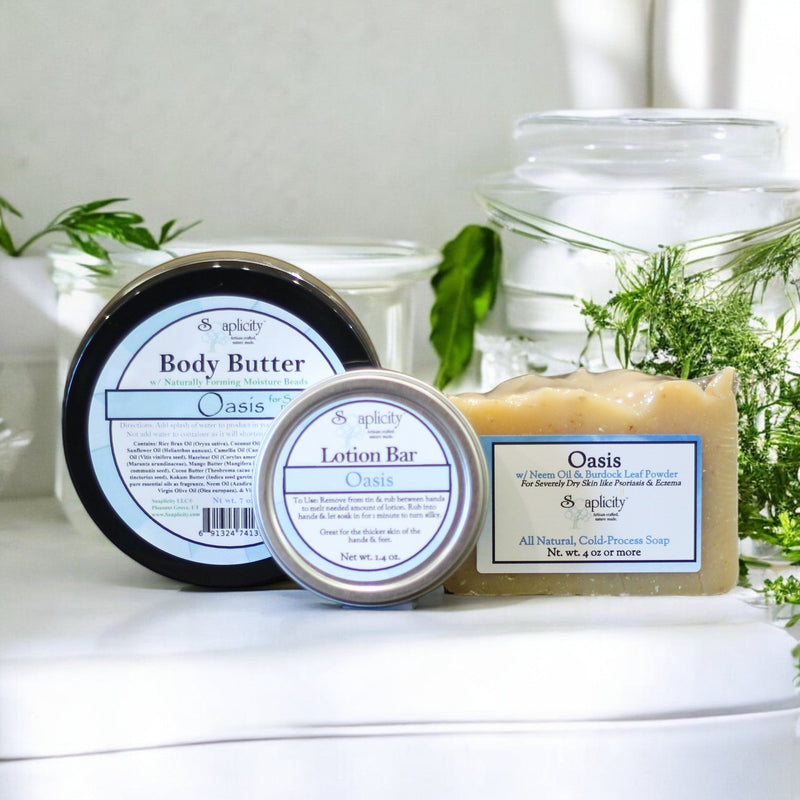 Soaplicity Oasis Bundles for Severely Dry Skin Bundles