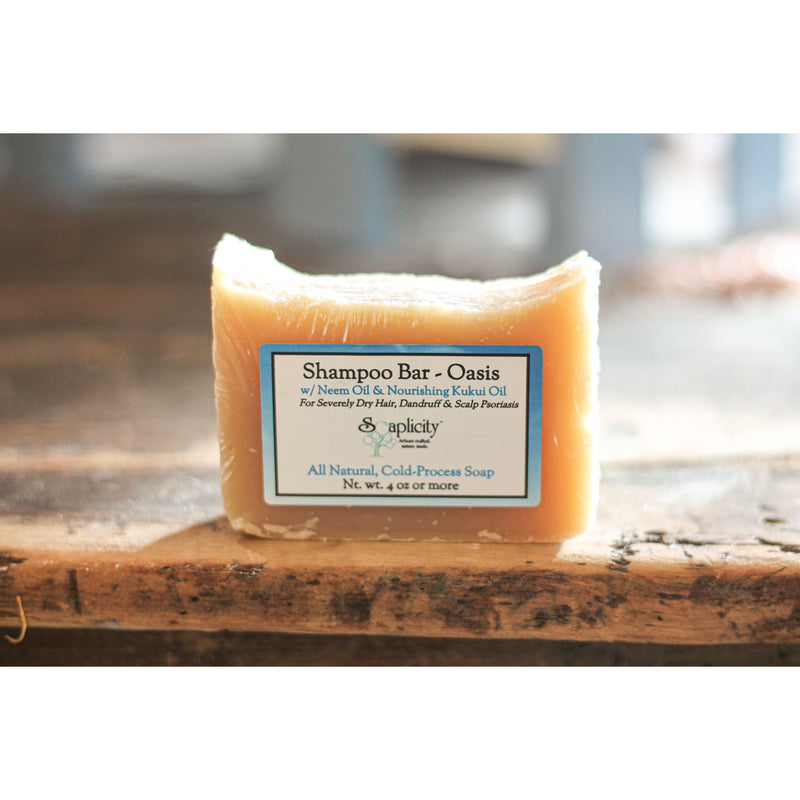 Soaplicity Oasis Shampoo Bar for Severely Dry Scalp Shampoo Bar