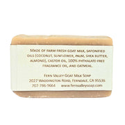 Fern Valley Soap Natural Goat Milk Soap | Exfoliating Scrub | Oatmeal & Honey Goat Milk Soap