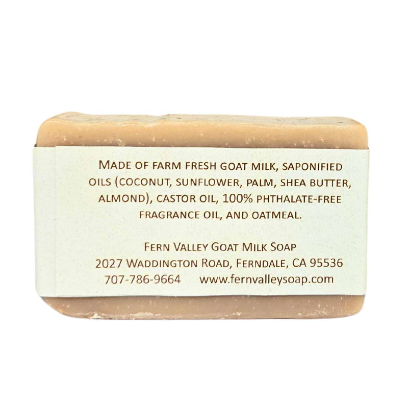 Fern Valley Soap Natural Goat Milk Soap | Exfoliating Scrub | Oatmeal & Honey Goat Milk Soap