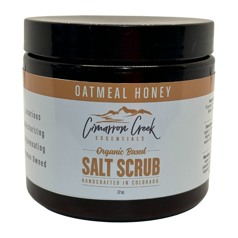Cimarron Creek Essentials Oatmeal Honey Organic Salt Scrub Bath & Body