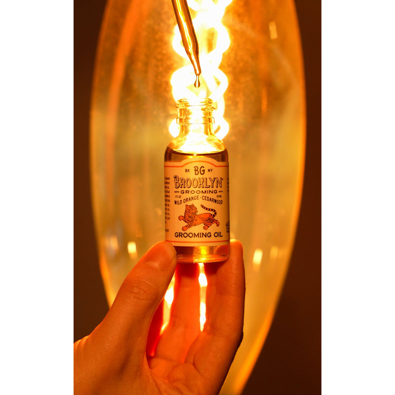 Brooklyn Grooming Wild orange and Cedar wood grooming oil Beard oil