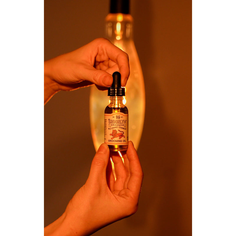 Brooklyn Grooming Wild orange and Cedar wood grooming oil Beard oil