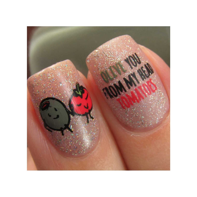 UberChic Beauty Olive The Things Stamping Plate