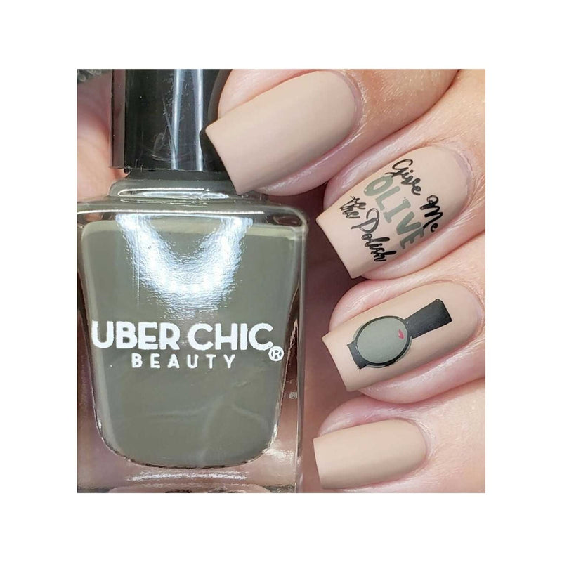 UberChic Beauty Olive The Things Stamping Plate