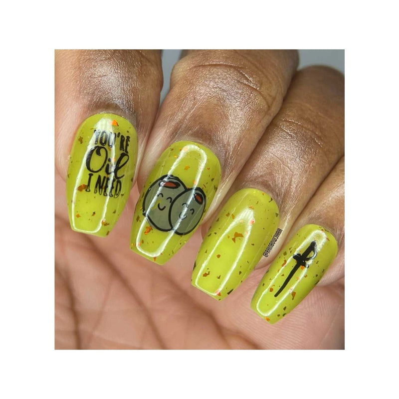 UberChic Beauty Olive The Things Stamping Plate