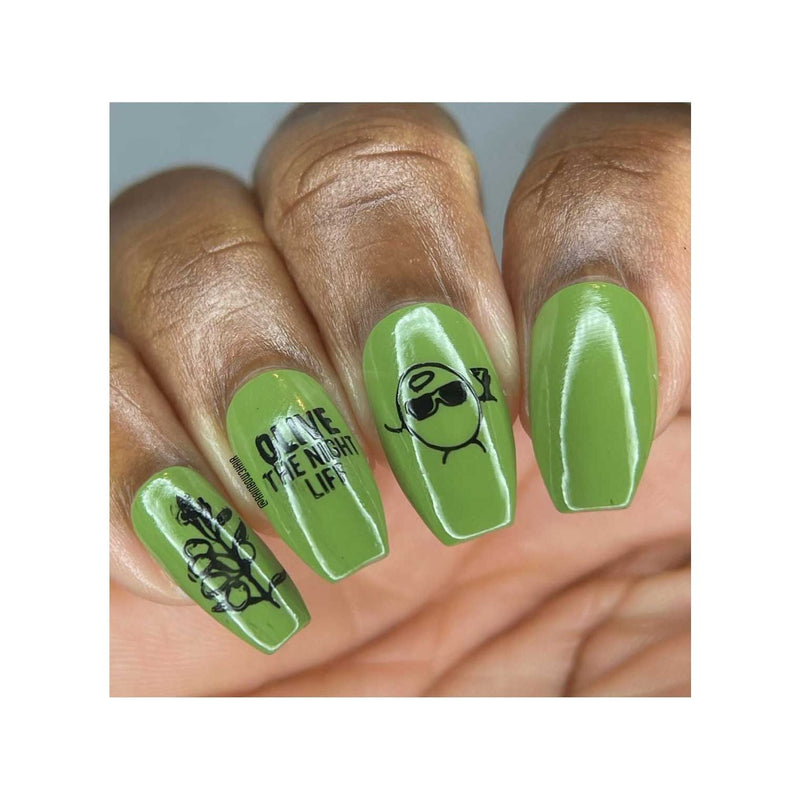 UberChic Beauty Olive The Things Stamping Plate