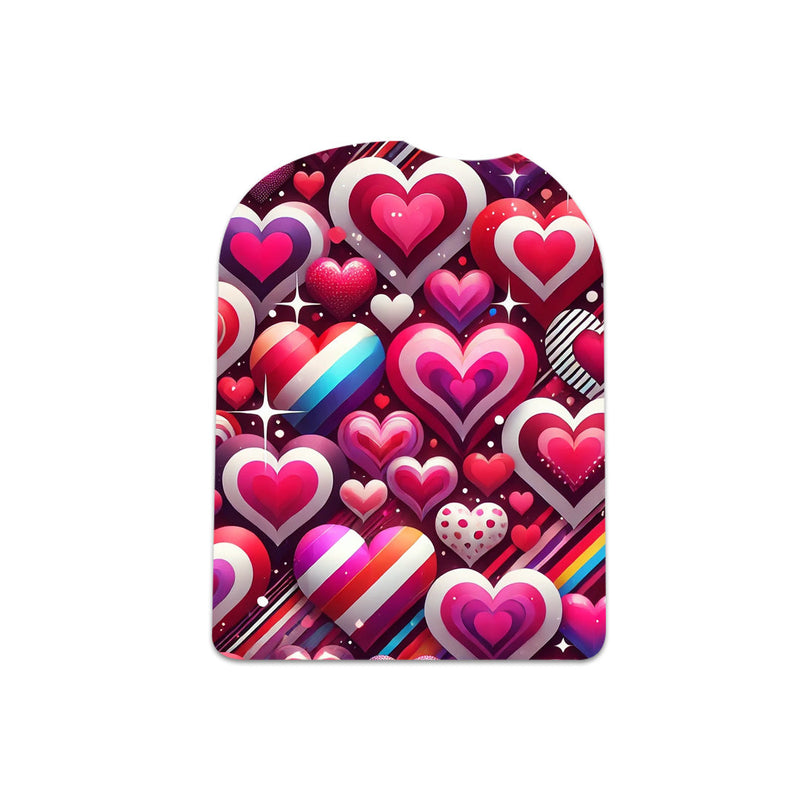 Peelz Sparkly Hearts Pod Sticker – Pump Peelz Peelz/Stickers