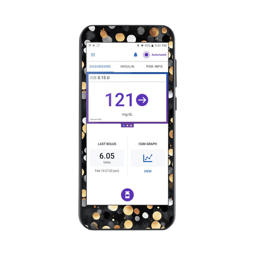 Peelz Bokeh Glow Sticker for Omnipod® 5 Controller – Pump Peelz Peelz/Stickers