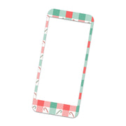 Peelz Peppermint Plaid Sticker for Omnipod® 5 Controller – Pump Peelz Peelz/Stickers
