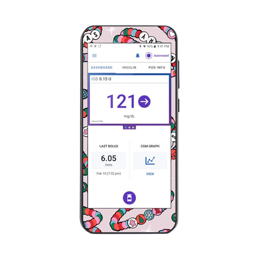 Peelz Merry Swiftmas Sticker for Omnipod® 5 Controller – Pump Peelz Peelz/Stickers