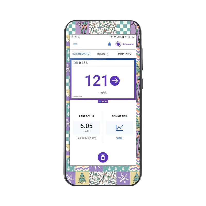 Peelz Après Ski Sticker for Omnipod® 5 Controller – Pump Peelz Peelz/Stickers