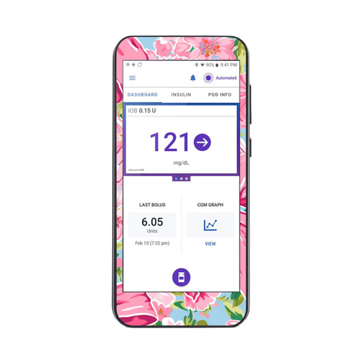 Peelz Blossom Bows Sticker for Omnipod ® 5 Controller – Pump Peelz Peelz/Stickers