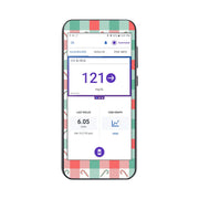 Peelz Peppermint Plaid Sticker for Omnipod® 5 Controller – Pump Peelz Peelz/Stickers