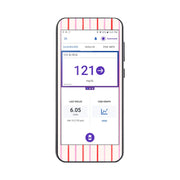 Peelz Peppermint Stripes Sticker for Omnipod® 5 Controller – Pump Peelz Peelz/Stickers