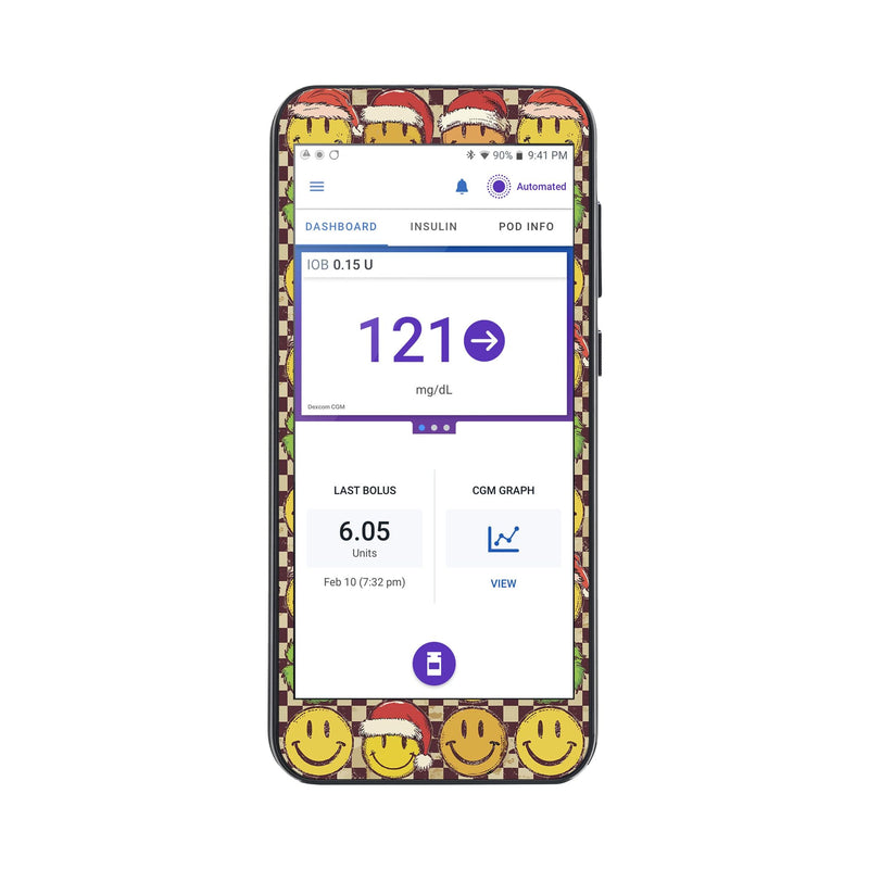 Peelz Merry Mischief Sticker for Omnipod® 5 Controller – Pump Peelz Peelz/Stickers