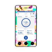 Peelz Christmas Pastel Sticker for Omnipod DASH® PDM – Pump Peelz Peelz/Stickers