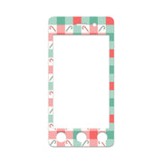 Peelz Peppermint Plaid Sticker for Omnipod DASH® PDM – Pump Peelz Peelz/Stickers