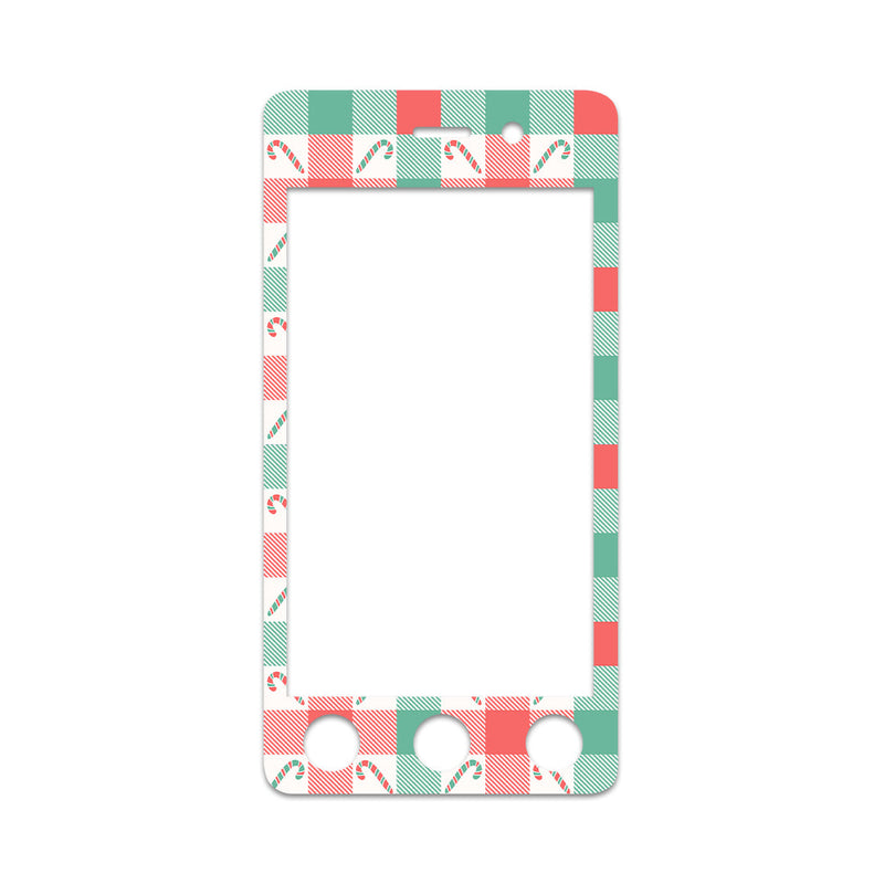 Peelz Peppermint Plaid Sticker for Omnipod DASH® PDM – Pump Peelz Peelz/Stickers