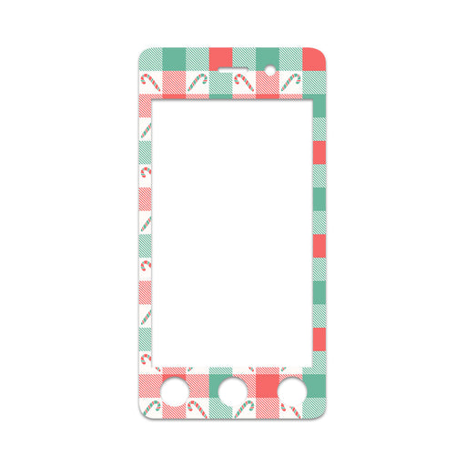 Peelz Peppermint Plaid Sticker for Omnipod DASH® PDM – Pump Peelz Peelz/Stickers