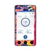 Peelz Summer Tie Dye Sticker for Omnipod DASH ® PDM – Pump Peelz Peelz/Stickers