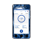 Peelz Monochrome Blue Tie Dye Sticker for Omnipod DASH ® PDM – Pump Peelz Peelz/Stickers