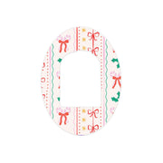 Peelz Holly Jolly Ribbon Pod Patch Tape - Pump Peelz Patch Medical Tape