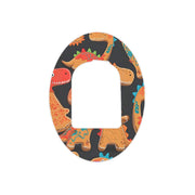 Peelz Jurassic Gingerbread Pod Patch Tape - Pump Peelz Patch Medical Tape