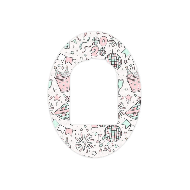 Peelz Cheers to '26 Pod Patch Tape - Pump Peelz Patch Medical Tape