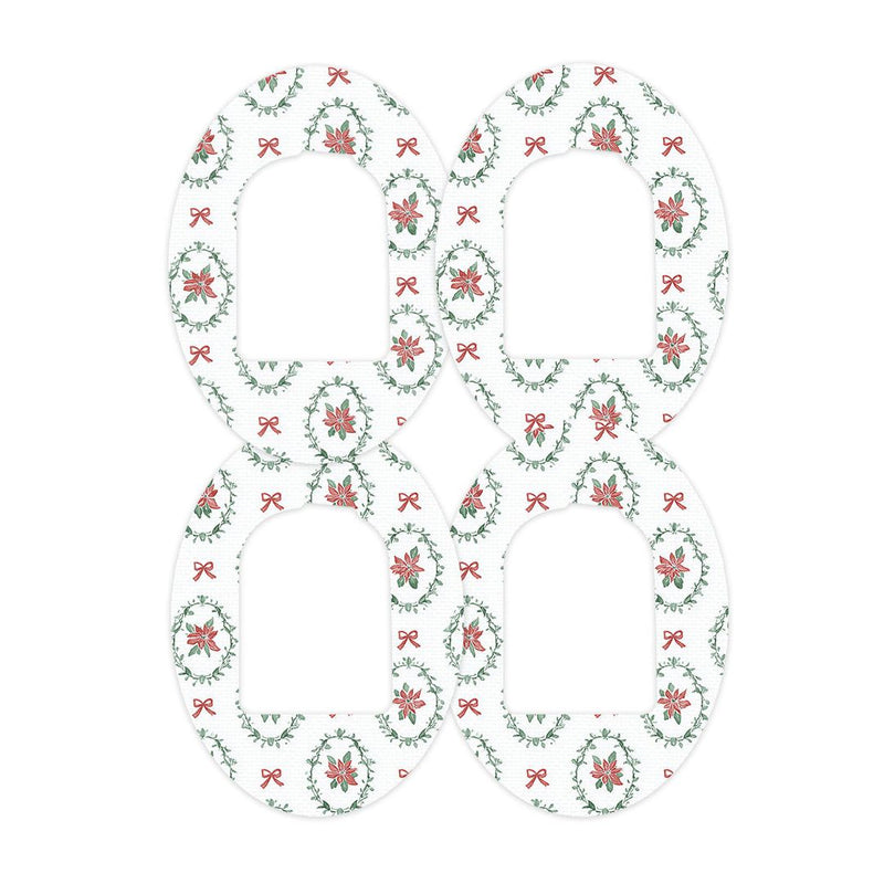 Peelz Poinsettia Parade Pod Patch Tape - Pump Peelz Patch Medical Tape