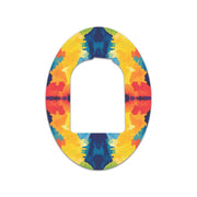 Peelz Bright Tie Dye Pod Patch Tape - Pump Peelz Patch Medical Tape