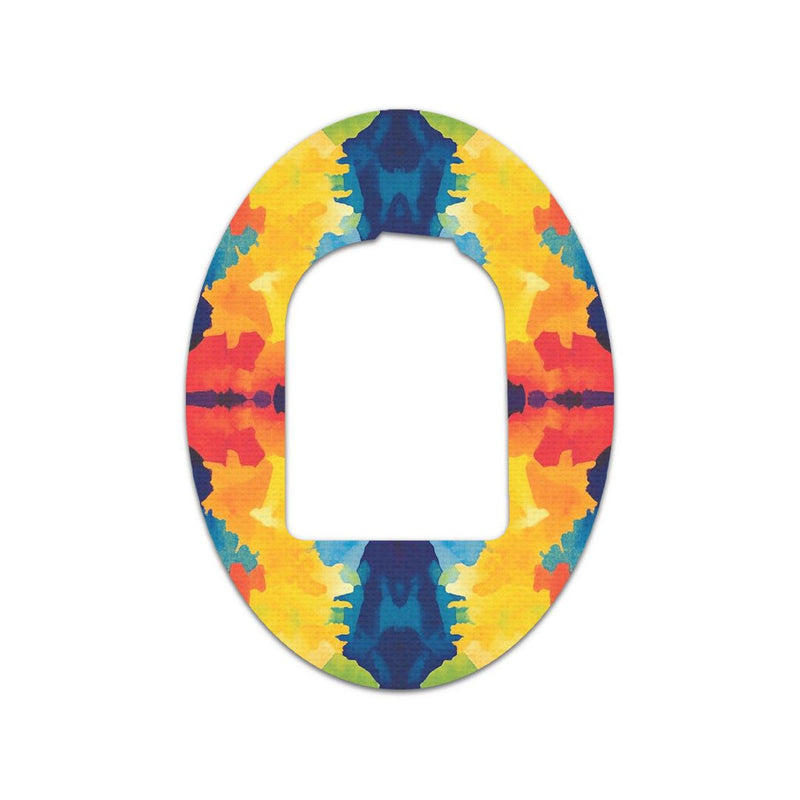 Peelz Bright Tie Dye Pod Patch Tape - Pump Peelz Patch Medical Tape